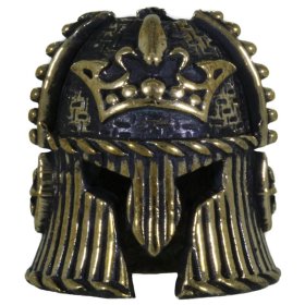 Royal Helmet in Brass by Lion ARMory