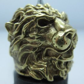 Majestic Lion in Brass by Covenant Everyday Gear