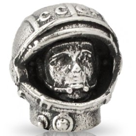 Man in Space in Nickel Silver By Comrade Kogut