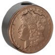 (image for) Morgan Dollar Design (Polished Copper) Stainless Steel Core Lanyard Bead By Barter Wear 