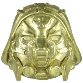 Biohazard Hazmat Helmet In Brass By Techno Silver