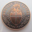 (image for) Men And Arms 1 oz .999 Pure Copper Round (Black Patina)