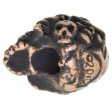 (image for) Mind Skull Bead in Roman Copper Oxide Finish by Schmuckatelli Co.