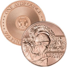 Molon Labe Series Design #1 (2019 Reverse) 1 oz .999 Pure Copper Round