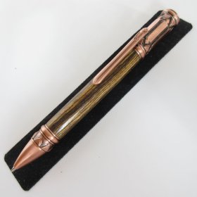 Montague Twist Pen in (Bocote) Antique Copper