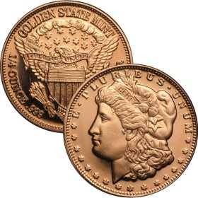 Morgan Design 1/4 oz .999 Pure Copper Round