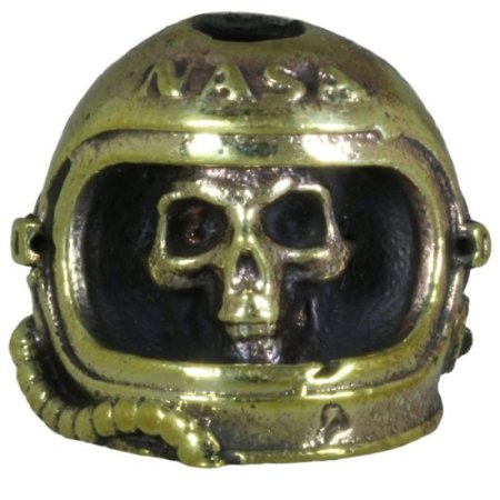 (image for) NASA Skull in Brass By Comrade Kogut