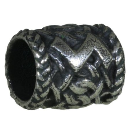 (image for) Norse Celtic Rune Bead in Nickel Silver by Russki Designs