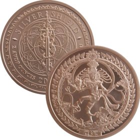Nataraja #134 (2019 Silver Shield - Mini Mintage) 2 oz .999 Pure Copper Round