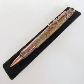 Nautical Twist Pen (Mahogany) Antique Copper