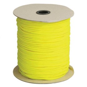 Neon Yellow 550# Type III Paracord 1000' Spool SS19