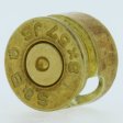 (image for) 8MM Bullet Casing Bead In Brass With Brass Primer By Bullet Bangles