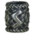 (image for) Norse Celtic Rune Bead in Nickel Silver by Russki Designs