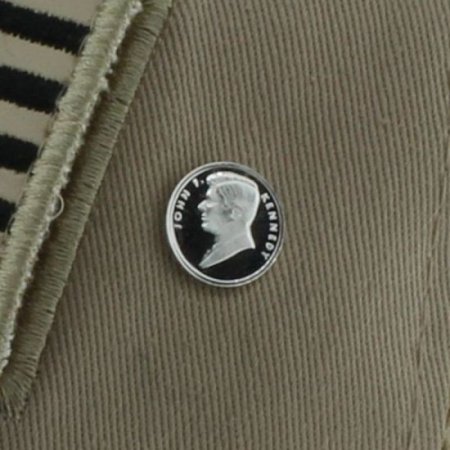 (image for) John F. Kennedy .999 Pure Silver 1 Gram Pin By Barter Wear