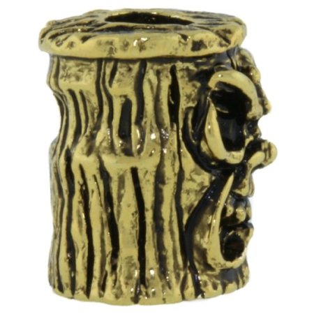 (image for) Ona Tiki Bead in 18K Antique Gold Finish by Schmuckatelli Co.