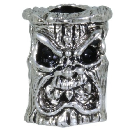 (image for) Ona Tiki Bead in Antique Rhodium Finish by Schmuckatelli Co.