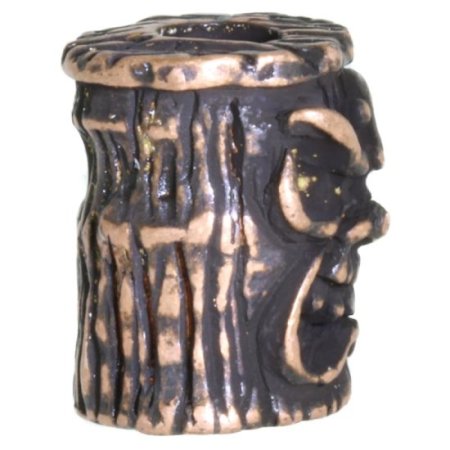 (image for) Ona Tiki Bead in Roman Copper Oxide Finish by Schmuckatelli Co.