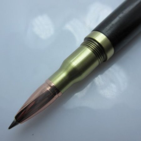 (image for) Over and Under Shotgun Rollerball Pen in (Ebony) Antique Brass