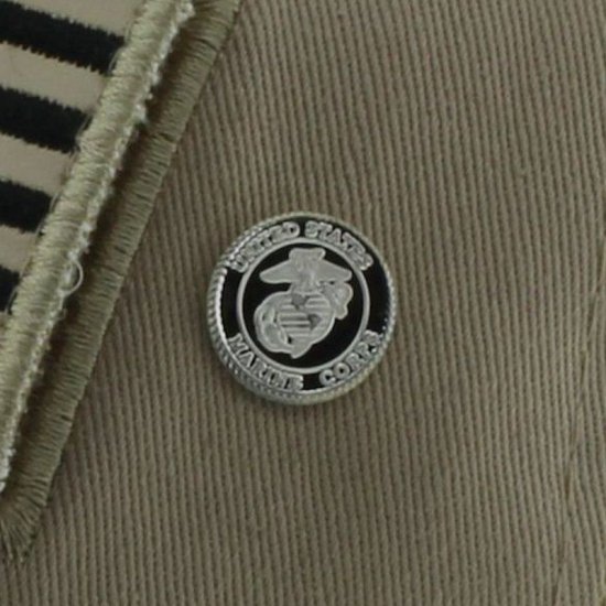 (image for) Marine Corps .999 Pure Silver 1 Gram Pin By Barter Wear