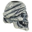 (image for) One-Eyed Jack Skull Bead in Solid .925 Sterling Silver by Schmuckatelli Co.