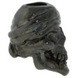 (image for) One-Eyed Jack Skull Bead in Hematite Finish by Schmuckatelli Co.