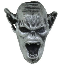 Orc Bead in Pewter by Marco Magallona