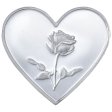 (image for) Rose Heart .999 Pure Silver 1/10 Oz. Pin By Barter Wear