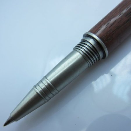 (image for) American Patriot Rollerball Pen in (Pink Rosewood) Antique Pewter