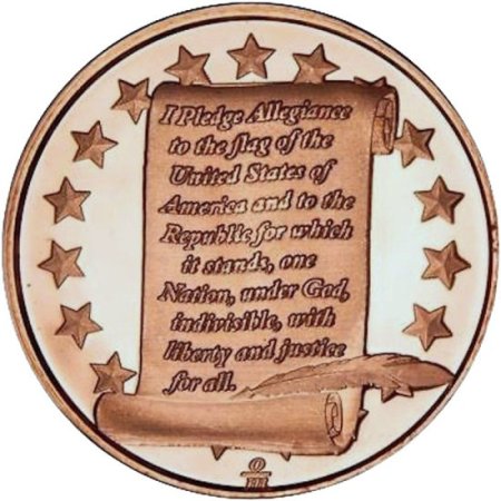 (image for) Pledge Of Allegiance United States Of America 1 oz .999 Pure Copper Round