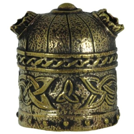 (image for) Viking Head in Brass By Alloy Army of Eurasia