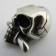 (image for) Knife Skull Totenkopf Death's Head in German Silver By Sirin