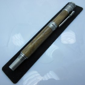 American Patriot Rollerball Pen in (Teak) Antique Pewter