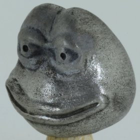 Pepe Frog Bead in Pewter by Marco Magallona