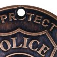 (image for) Police LEO Copper Dog Tag Necklace