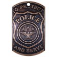 (image for) Police LEO Copper Dog Tag Necklace