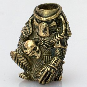 Predator Bead in Brass by Russki Designs