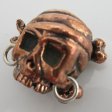 (image for) Pirate Skull in Copper & Sterling Silver by Lion ARMory