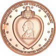 (image for) Purple Heart 1 oz .999 Pure Copper Round