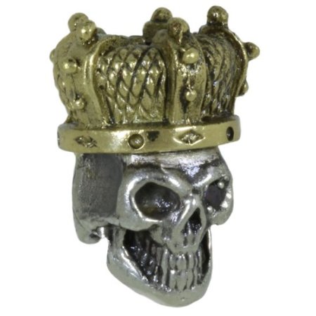 (image for) Queen of the Dead in Brass/White Brass w/Red Garnet Eye (Polished Crown) by Covenant Everyday Gear