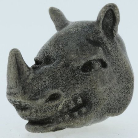 (image for) Rhino Bead in Pewter by Marco Magallona