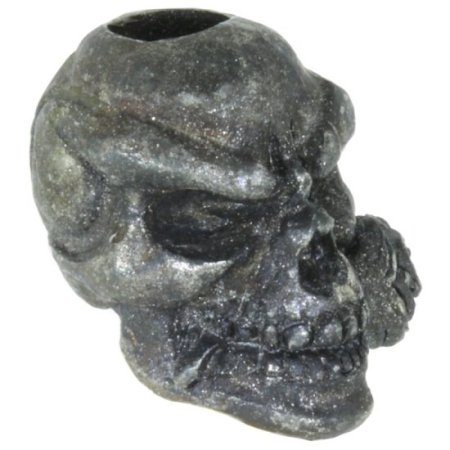 (image for) Rose Skull Bead in Black Oxide Finish by Schmuckatelli Co.