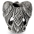 (image for) Raven Bead in Nickel Silver by Russki Designs