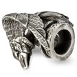 (image for) Raven Bead in Nickel Silver by Russki Designs