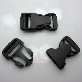 1" Rock Lockster Brand Black Side Release Buckles