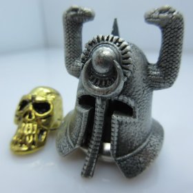 Riddle Of Steel Helmet With Thulsa Skull Silver/Gold By Bad Azz Beads