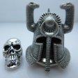 (image for) Riddle Of Steel Helmet With Thulsa Skull Silver/Silver By Bad Azz Beads