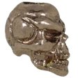 (image for) Rose Skull Bead in Antique Rose Gold/Antique 18K Gold Finish by Schmuckatelli Co.