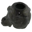 (image for) Rose Skull Bead in Hematite Finish by Schmuckatelli Co.