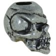 (image for) Rose Skull Bead in Pewter by Schmuckatelli Co.