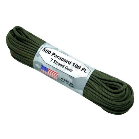 (image for) Olive Drab 550# Type III Paracord 100' S14